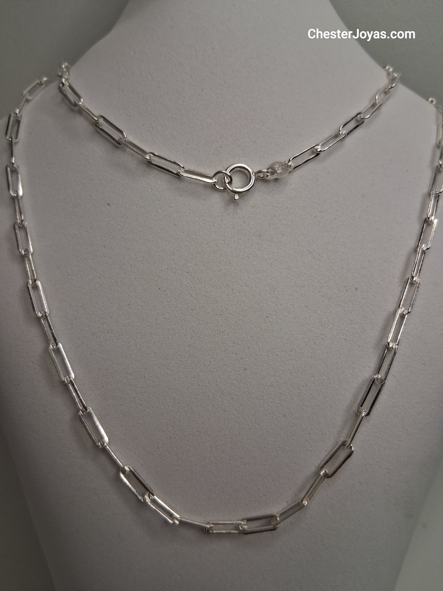 Collar - Forcet FL-80 x 60 Cms - Plata925 - Caballero.