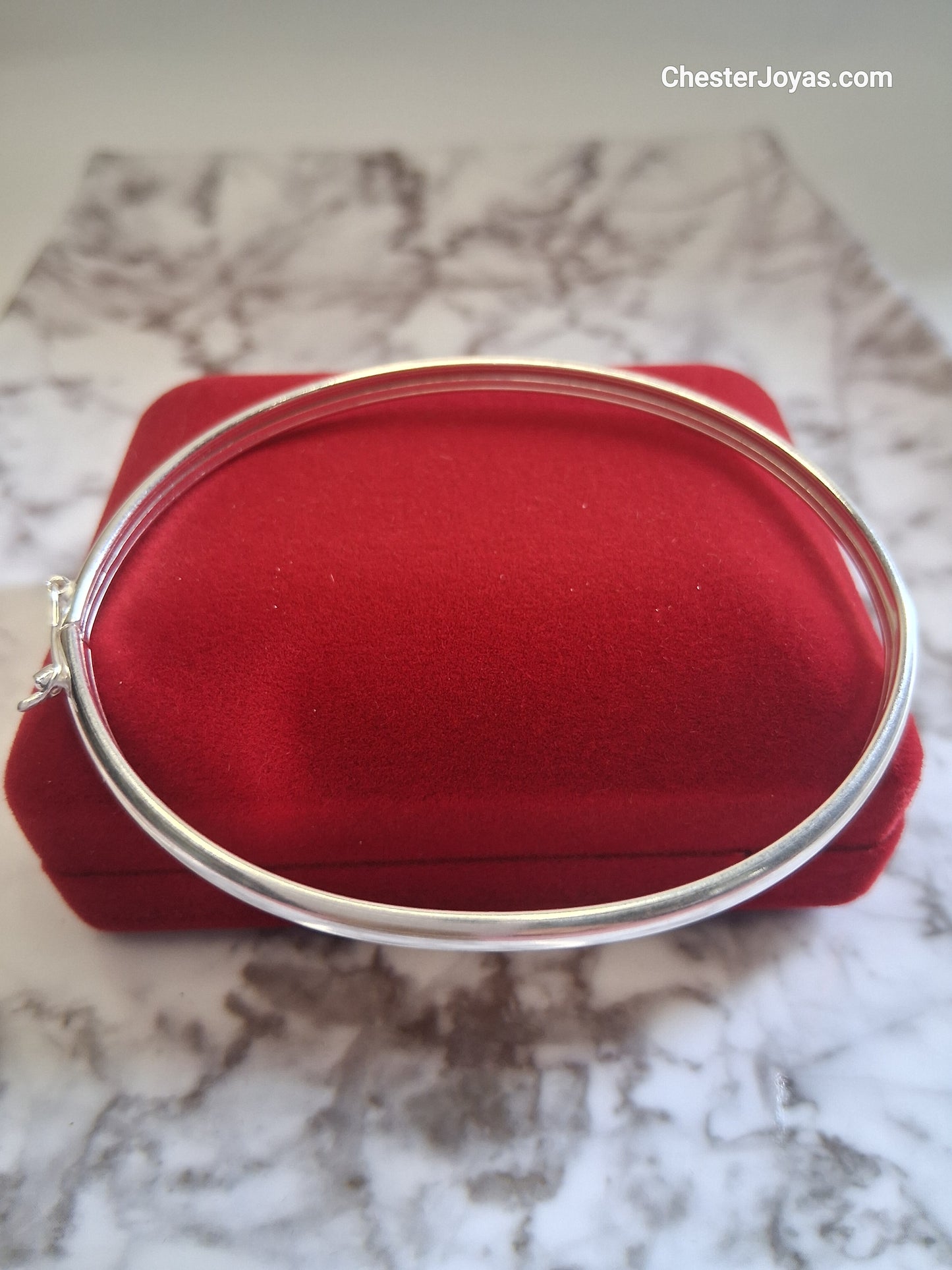 Pulsera - Esclava BANGLE 6 cm - Plata925 - Dama.