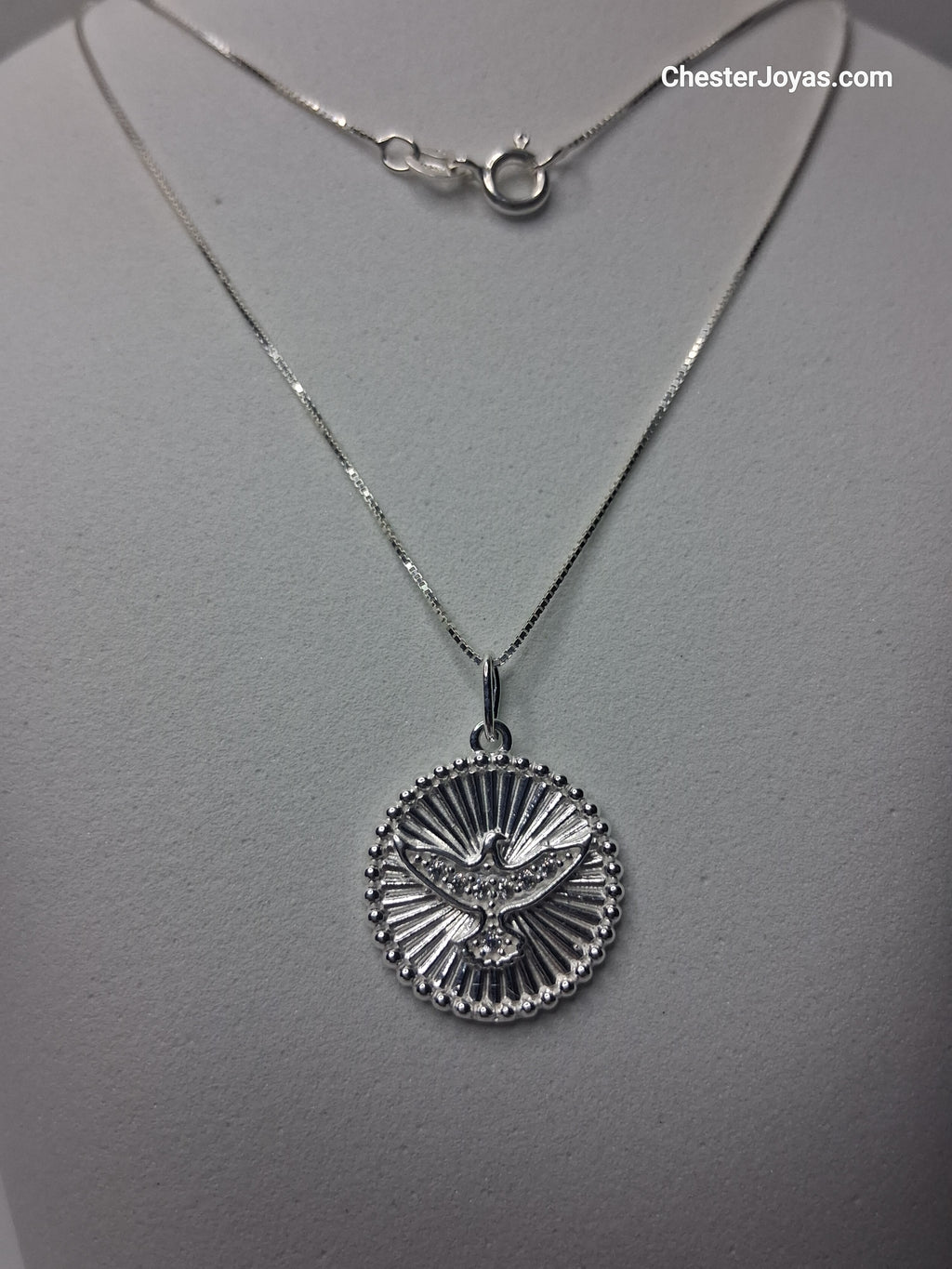 Collar - Espíritu Santo (Veneciana) - Plata925 - Dama.