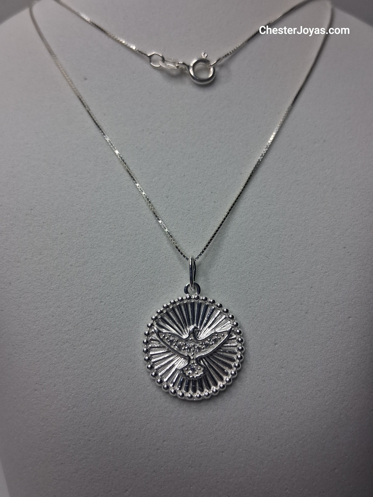 Collar - Espíritu Santo (Veneciana) - Plata925 - Dama.