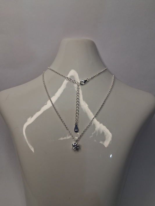 Collar - Colgante Punto  de Luz (Regulable) - Plata925 - Dama.