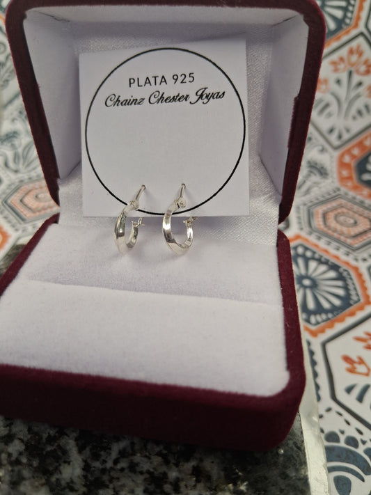 Aros - Argollas Criollitas - 10 mm - Plata925.