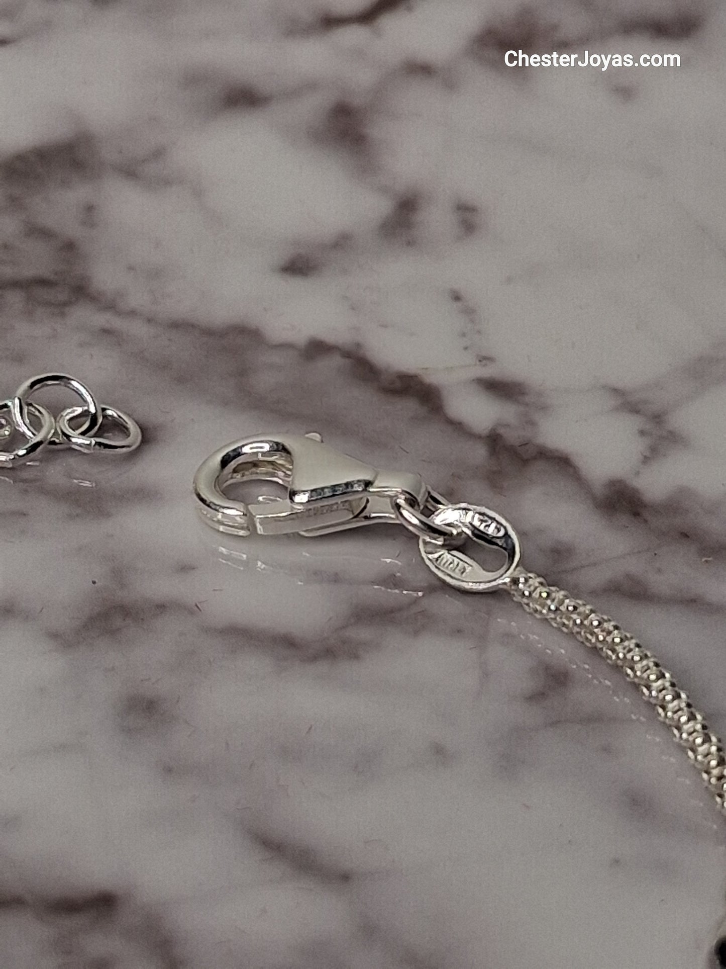 Pulsera MARIA - Bolitas 5x3 (Regulable) 21 cm - Plata925 - Dama.