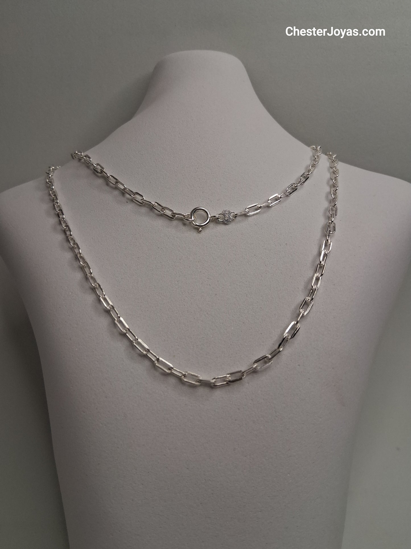 Collar - Forcet F-80 x 65 cms - Plata925 - Caballero.